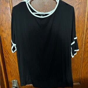 Black Top with White Trim